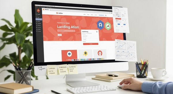 Créer une landing page Webflow performante : les secrets d'une conversion réussie